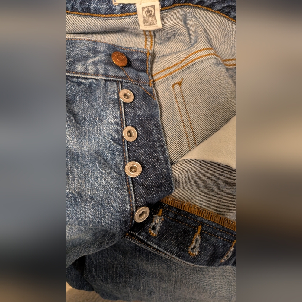 Madewell Low Slung Baggy Blue Jeans - Picture 16 of 16